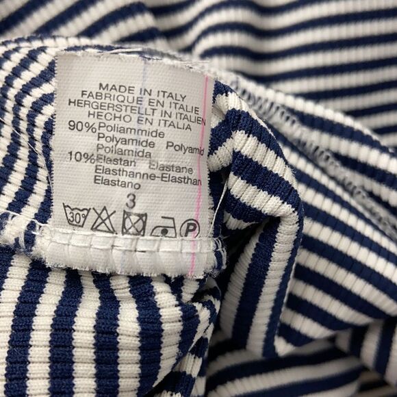 Brandy Melville Body Suit Stripe Black / White Sz3 - Picture 5 of 5
